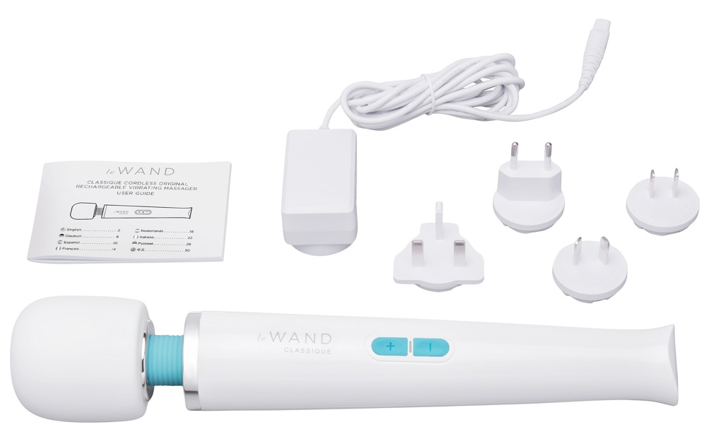 Le Wand Witte Vibrator Oplaadbaar met Super Krachtige Vibraties - Afbeelding 4