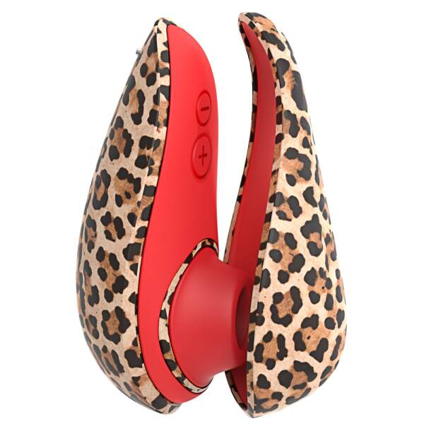 Luchtdruk Clitorisstimulator Liberty 2 Leopard Edition – Womanizer met deksel
