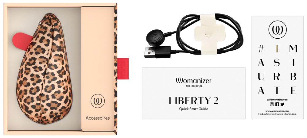 Luchtdruk Clitorisstimulator Liberty 2 Leopard Edition – Womanizer lader