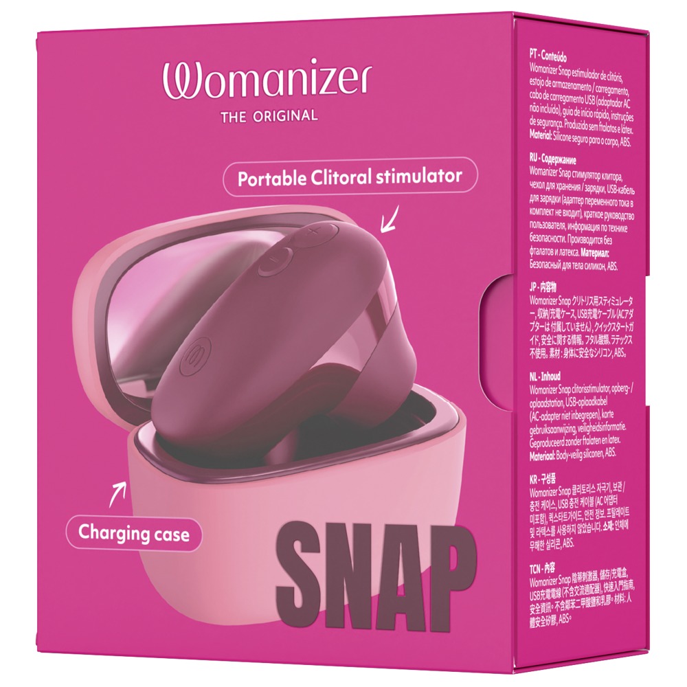 Snap de mini Womanizer box front