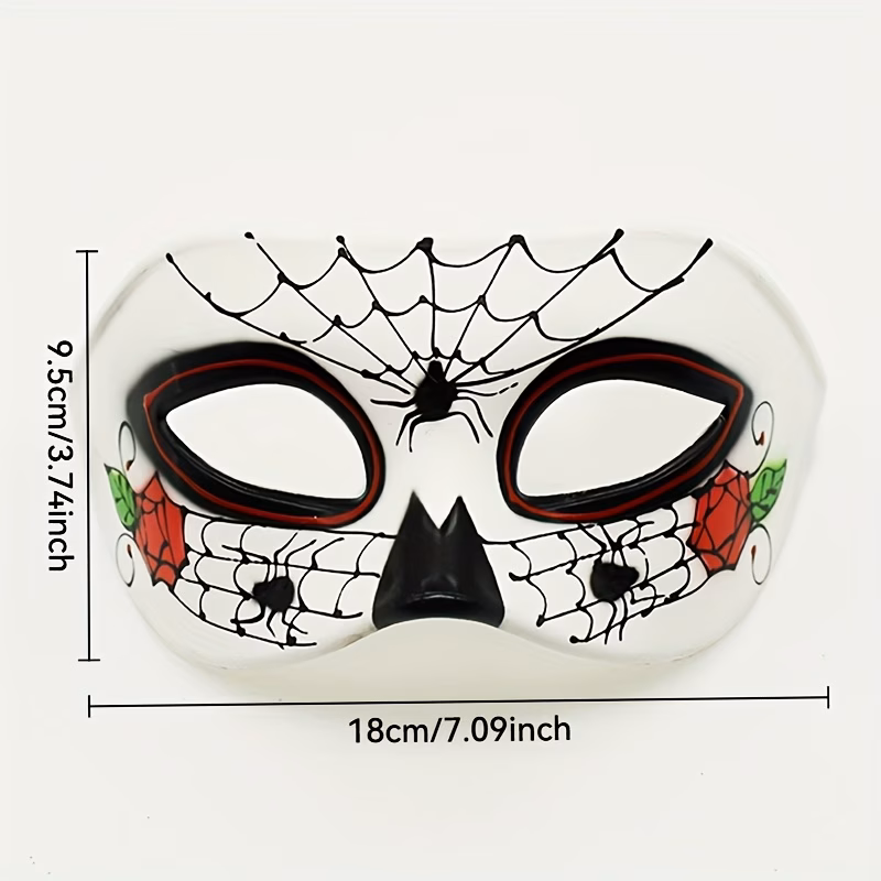 Masker met Rozen Dia de los Muertos - Cape Specialist - Afbeelding 2