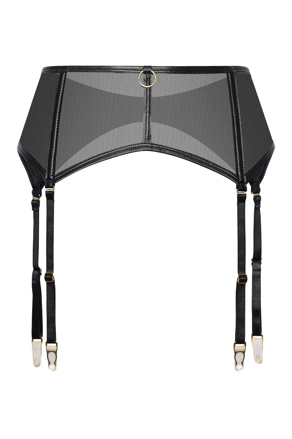 Transparante Mesh Jarretel Gordel van Silhouette - Guilty Pleasure - Afbeelding 6