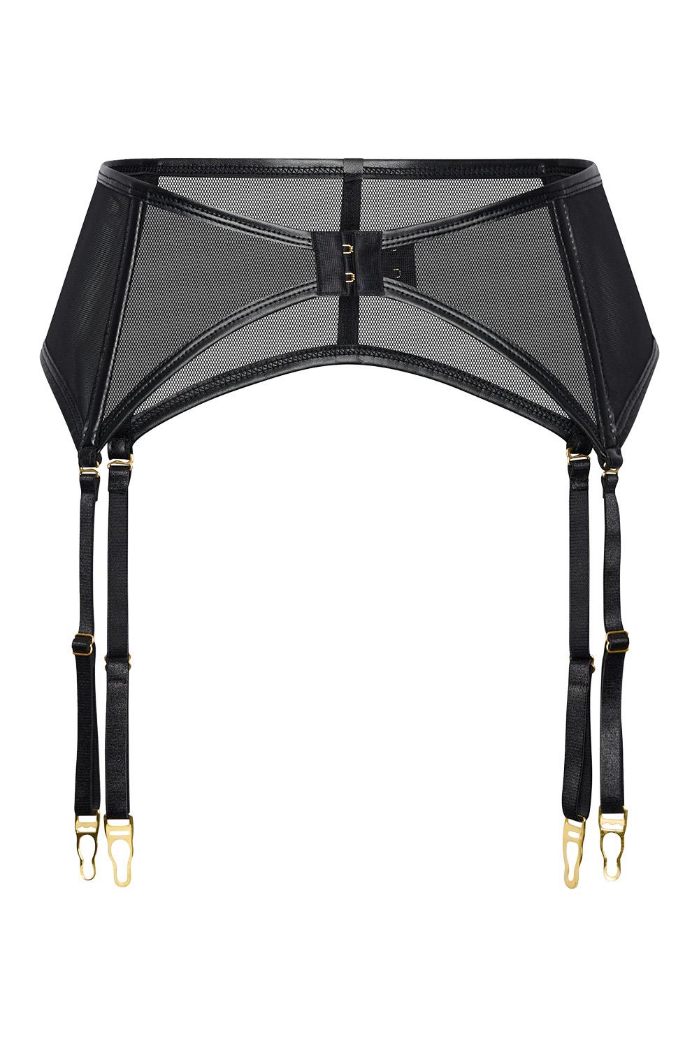 Transparante Mesh Jarretel Gordel van Silhouette - Guilty Pleasure - Afbeelding 5