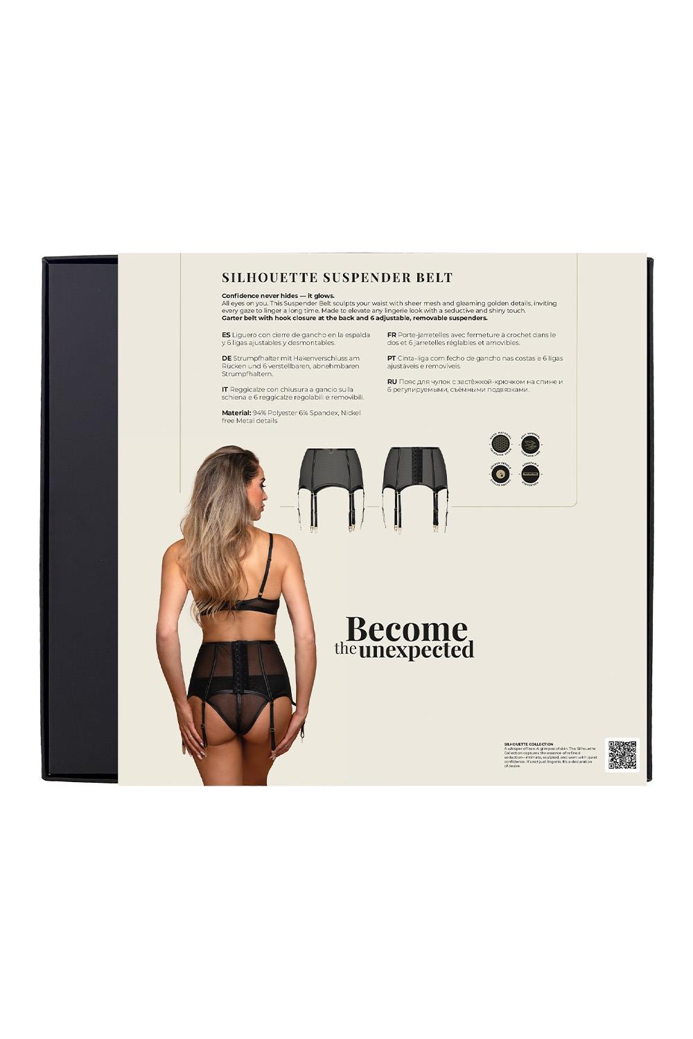 Transparante Hoge Jarretel Gordel van Silhouette - Guilty Pleasure - Afbeelding 10