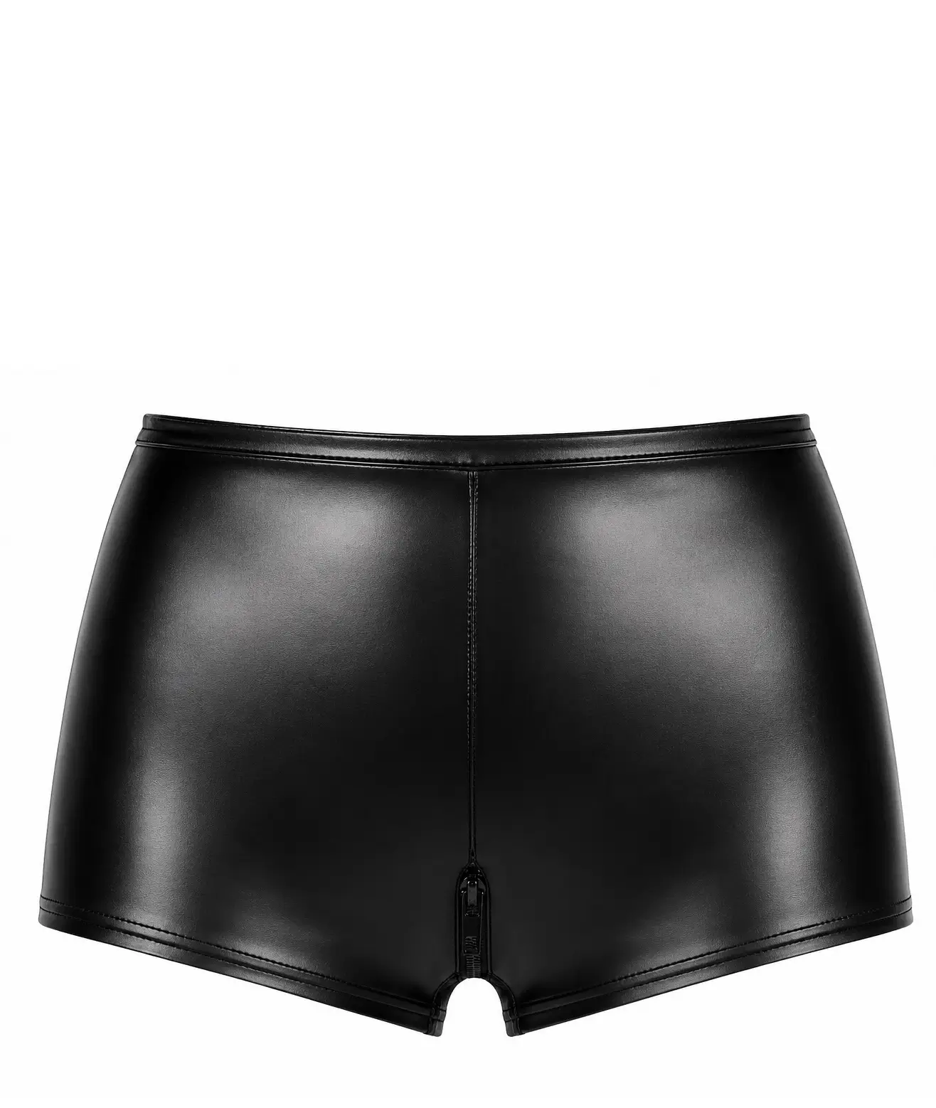 Wetlook Shorty met vetertje F411 Do not Disturb Lace-Up front ghost