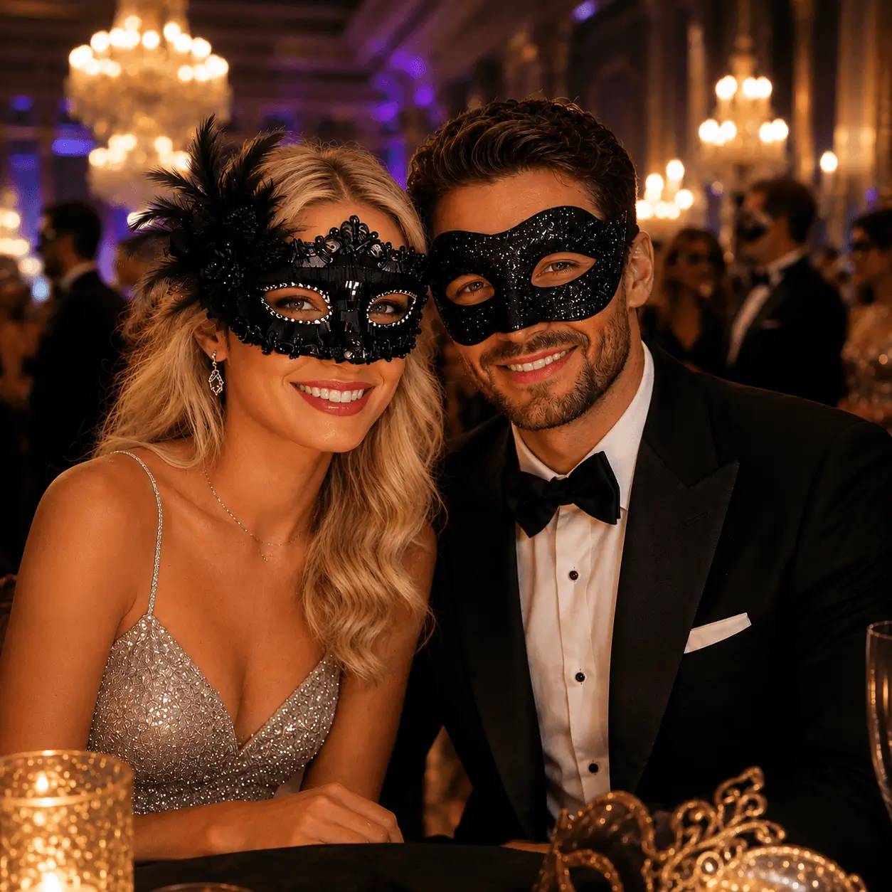 Couple mask voor dame en heer