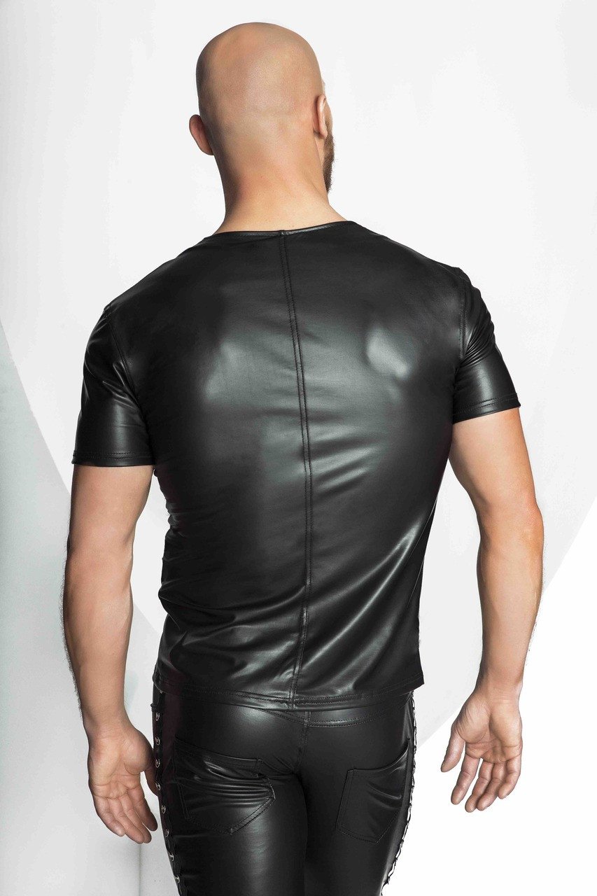 Wetlook Shirt met Mesh - Noir Handmade - Afbeelding 2