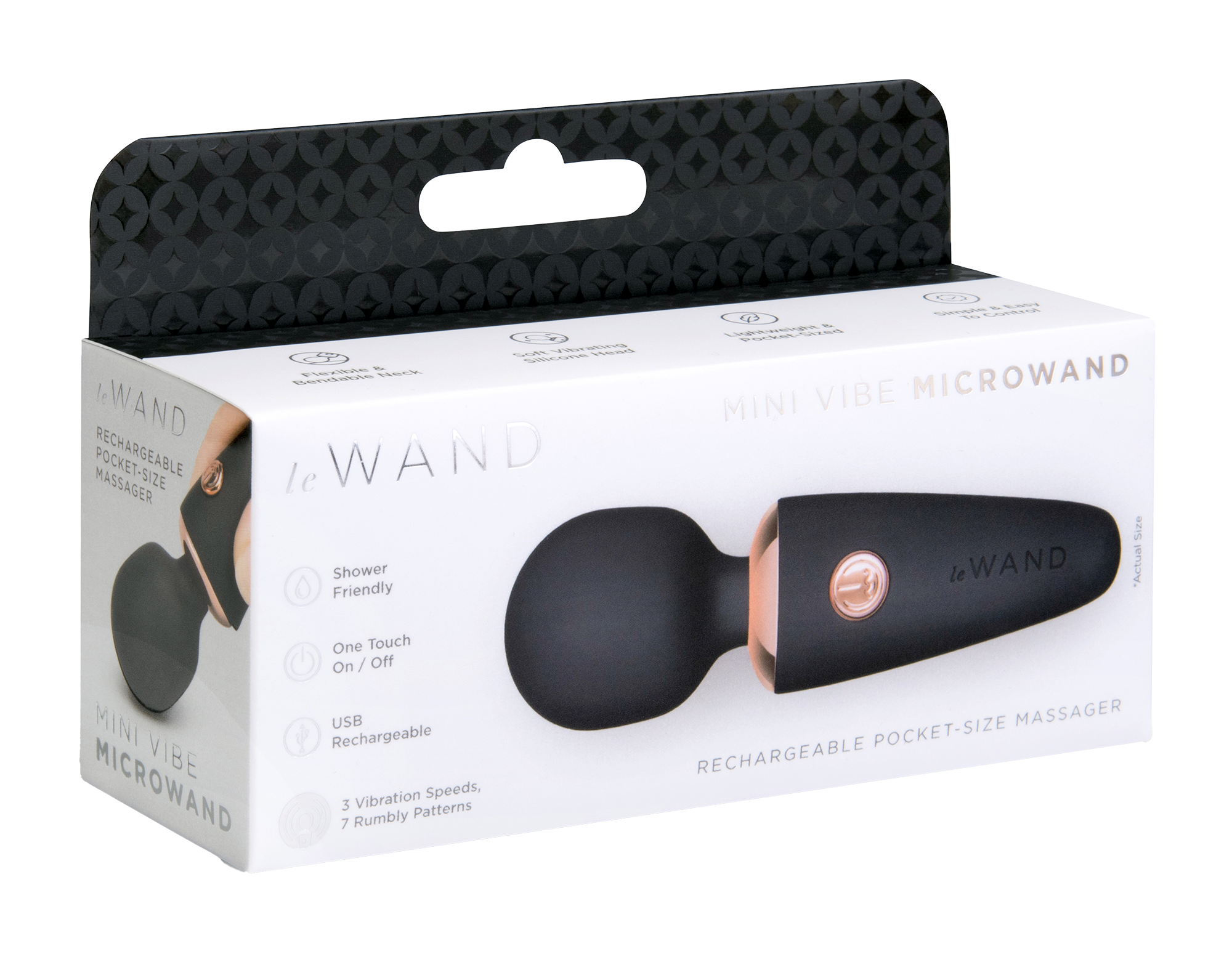 Le Wand Zwarte Mini Vibrator Oplaadbaar - Afbeelding 7