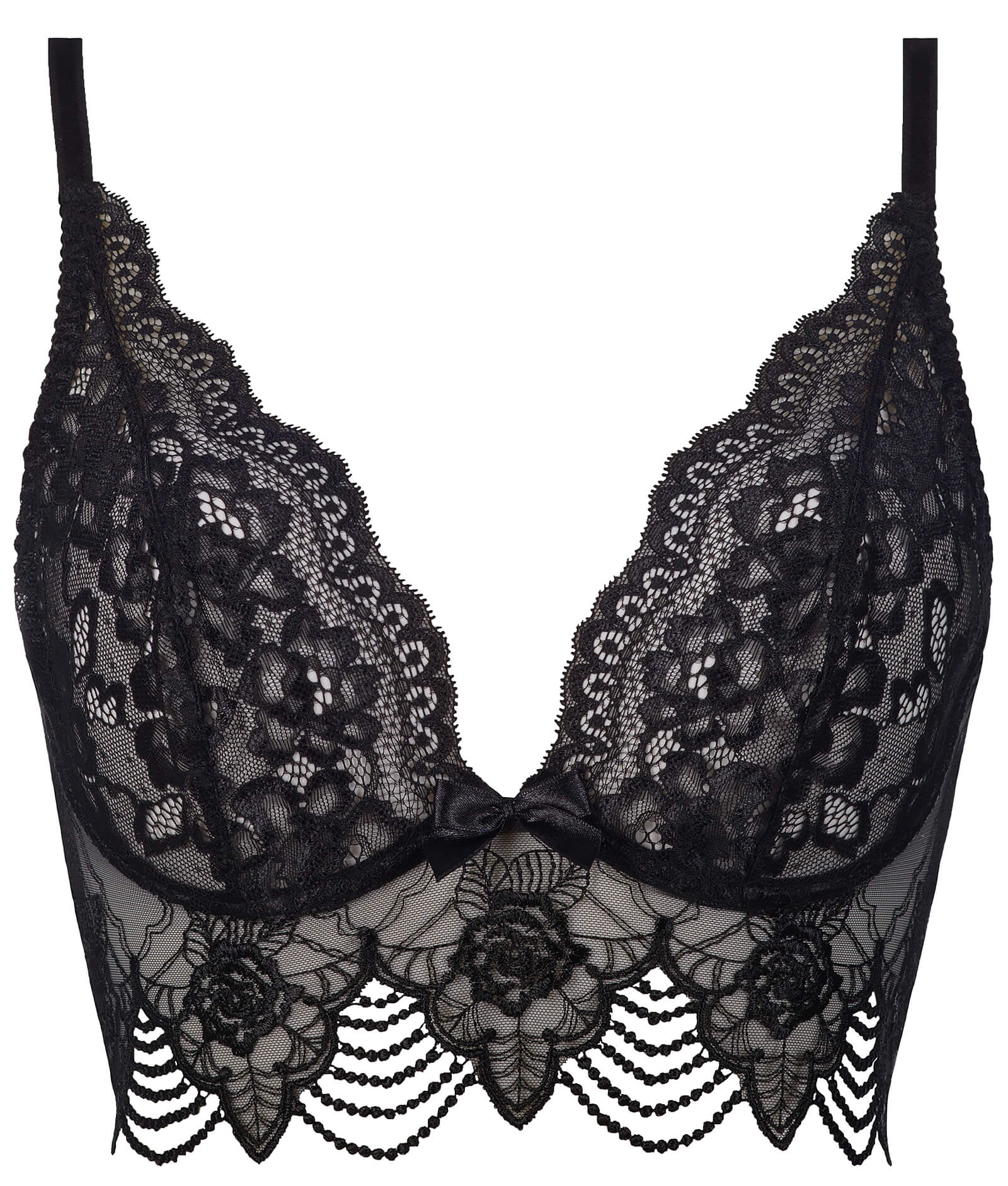 Party BH van Zwart Kant - Mermaid Collectie - Axami - Afbeelding 5