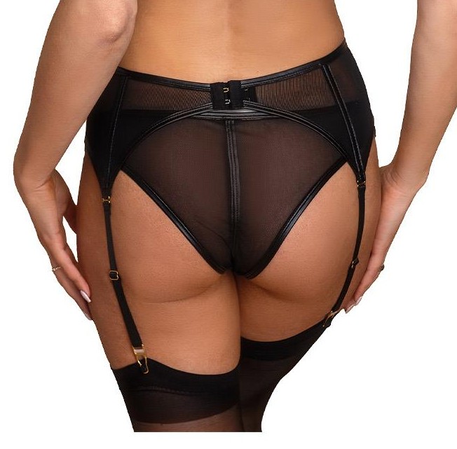 Transparante Mesh Jarretel Gordel van Silhouette - Guilty Pleasure