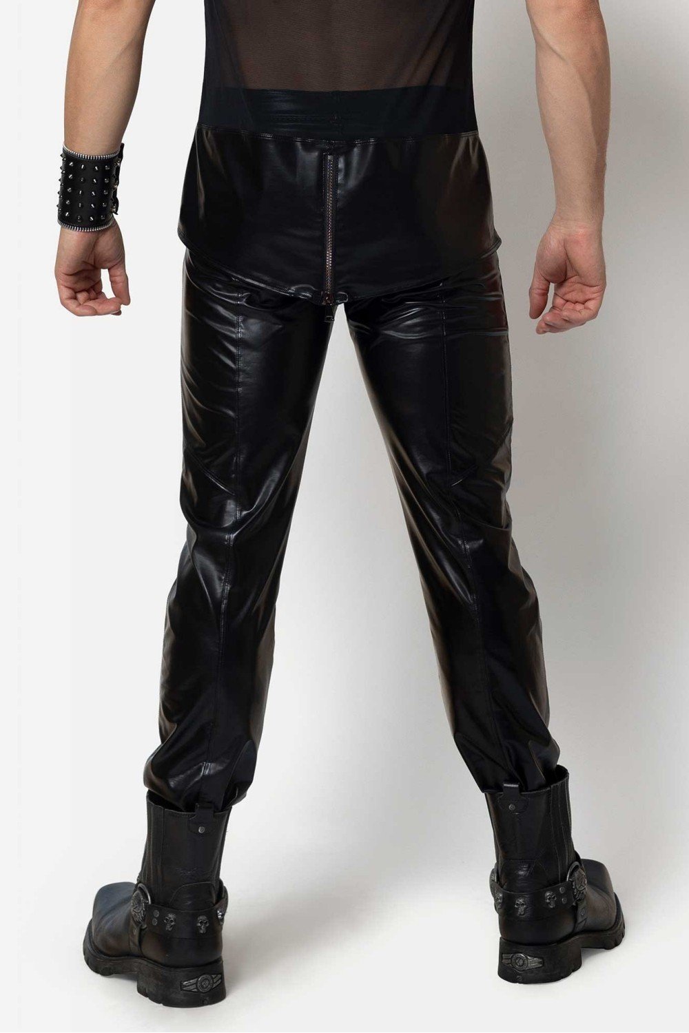 Wetlook Broek Joss - Slim Fit - Maison Catanzaro - Afbeelding 2