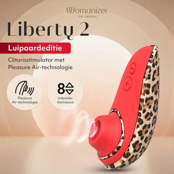 Luchtdruk Clitorisstimulator Liberty 2 Leopard Edition – Womanizer air